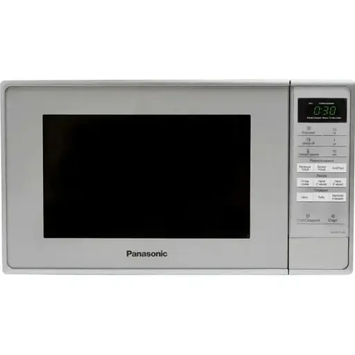 Микроволновая печь Panasonic, 20 л, элект.управление, 800 Вт, дисплей, серебристая - фото 1