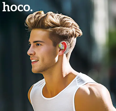 Наушники Hoco EA1 Spectrum true wireless BT headset беспроводные до 10 часов серые - фото 4