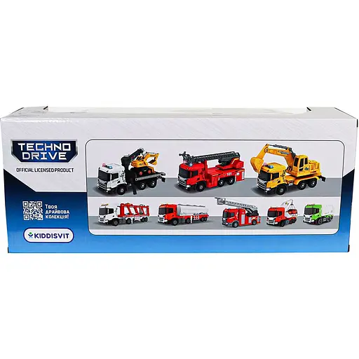 Автомодель TechnoDrive Large Truck Автоцистерна Scania (6418KS) - фото 12