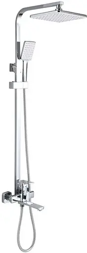 Душевая система универсальная Lidz Dozorca 1030 (k35) LDDOZ1030CRM45407 - фото 1