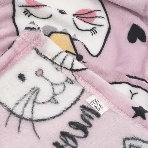 Плед Ardesto Flannel 160х200 см 100% полиэстер котики (ART0132PB) - фото 5