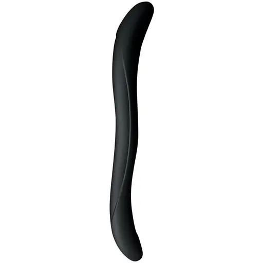 Подвійний фалоімітатор Wooomy Twoooney Semirealistic Double Dong Black, діаметр 3 та 3,8 см