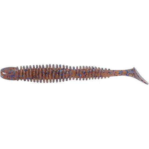 Силикон Reins Bubbling Shad 4" 020 Yoshinobori Blue SP (8 шт/уп)