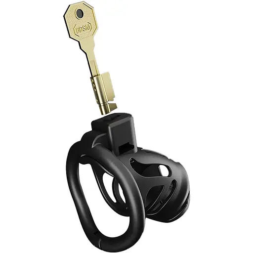 Клетка для пениса Lockink Sevanda Plastic Penis Chastity Cage - Black - фото 7