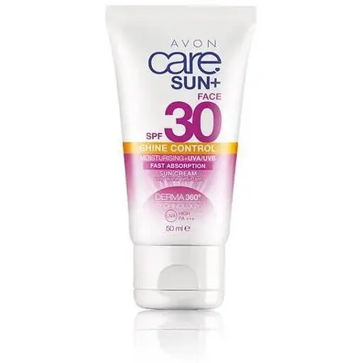 Сонцезахисний крем для обличчя Avon Care Блиск-контроль SPF30 - фото 1
