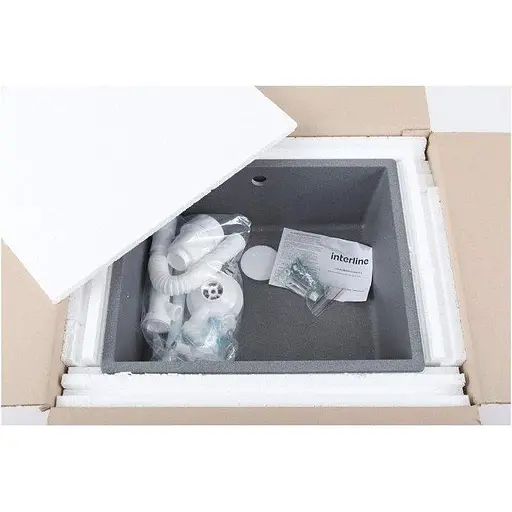 Кухонна мийка Interline Under 600 grigio - фото 5