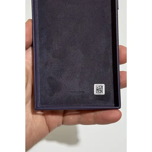 Оригінальний шкіряний чохол Vegan Leather Case для Samsung Galaxy S24 Ultra (6.8") Dark Violet GP-FPS928HCAVW - фото 8