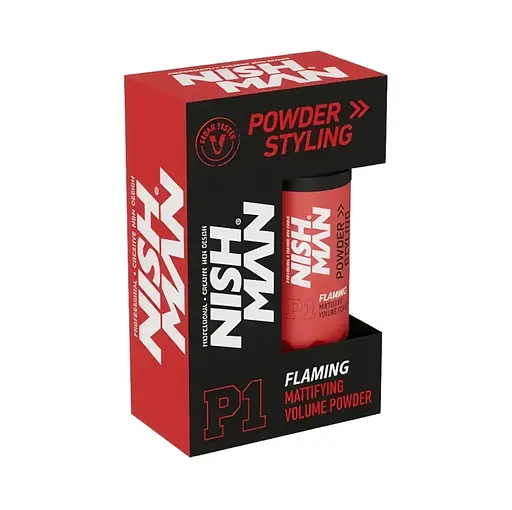 Пудра для укладання волосся Nishman Matte Finish Volume Powder P1 Flaming 20 г - фото 1