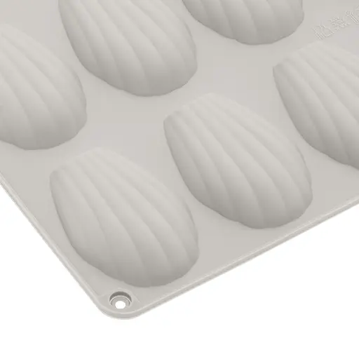 Форма силиконовая для выпечки печенья Мадлен на 18 ракушек 32х24х1.4 см C381, Kitchen Master Серый 87173 - фото 8