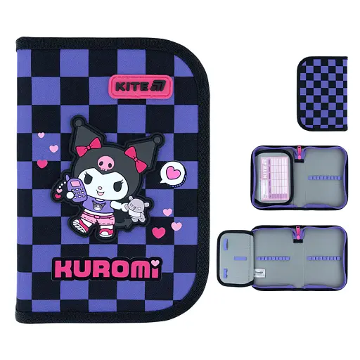 Пенал без наполнения Kuromi (HK26-621-2) - фото 3