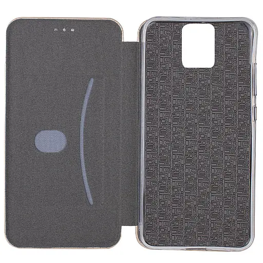 Шкіряний чохол-книжка Classy для Xiaomi Redmi Note 9s / Note 9 Pro / Note 9 Pro Max Золотий - фото 4