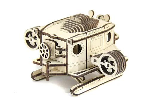 Дерев'яний конструктор "Батискаф " 79 деталей - фото 3