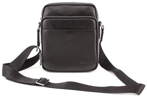 Шкіряна чоловіча сумка Marco Coverna 23х20х7 см sum0023796 - фото 4