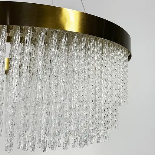 Изысканная подвесная LED люстра в латунном корпусе Ø 60 см Ст. M 221-600 | Line F - фото 2