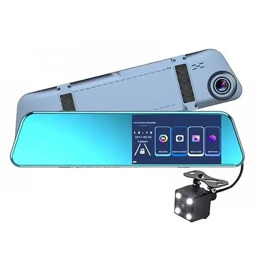 Зеркало с видеорегистратором L1039 5'' (2 камеры) touch AHD