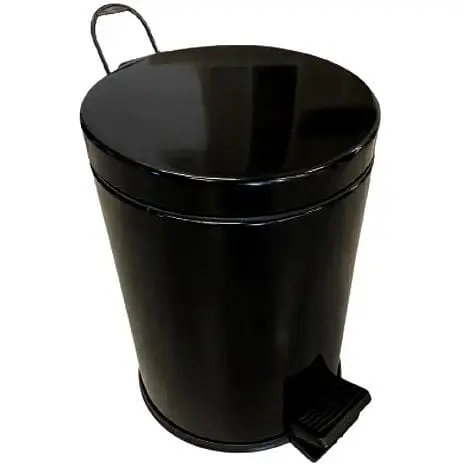 Відро для сміття з педаллю Mertinox 5 л Чорний 4501.2028S.430.05  - фото 1