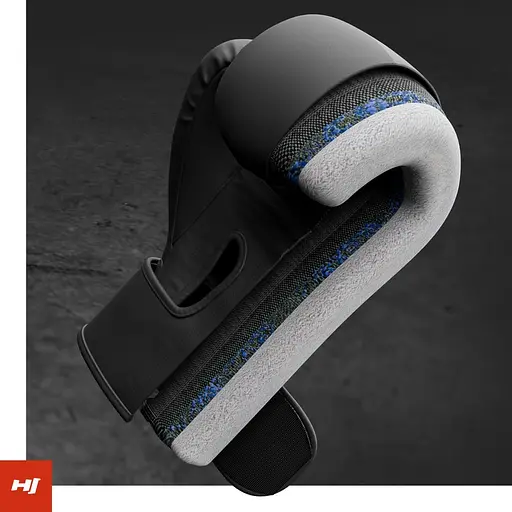 Боксерські рукавиці Hop-Sport HS-BG12 12oz чорні - фото 6