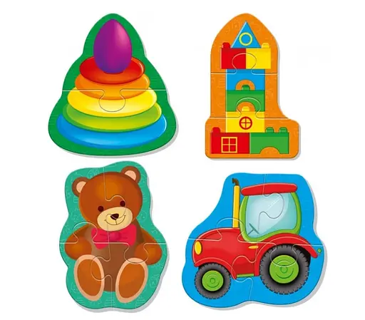 Игра развивающая Vladi Toys мягкие пазлы Малыш сможет Игрушки (укр)