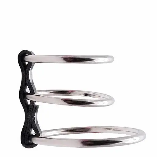 Сталевий фіксатор на пеніс "Володар Кілець" Сріблястий K000601 - фото 2