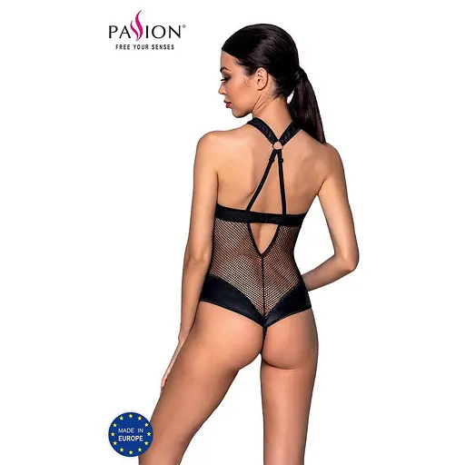 Сетчатый боди с халтером Amanda Body black - Passion L/XL - фото 2