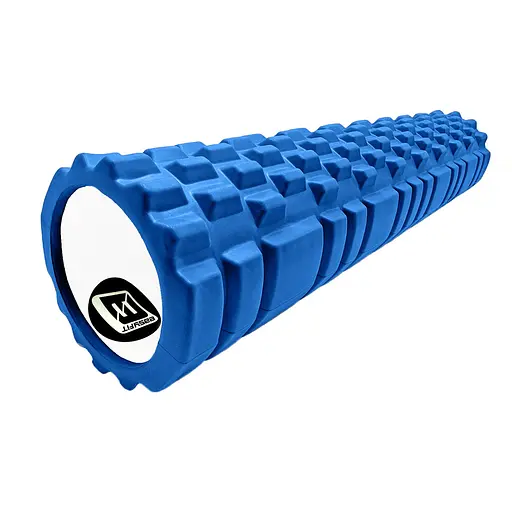 Массажный роллер EasyFit Grid Roller 60 см v.3.1 синий (EF-2037-BL) - фото 1