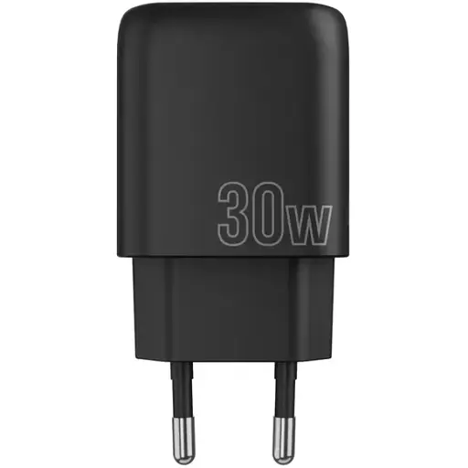 Зарядный адаптер блока питания Proove Silicone Power Plus 30 W (Type-C+USB) WCSP3011001 черный - фото 1