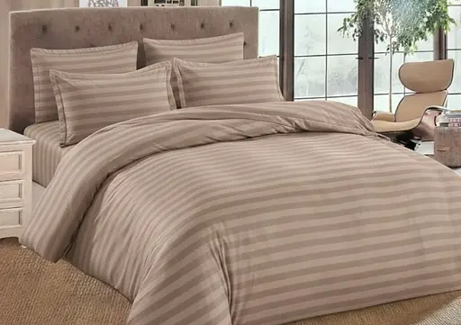 Постільна білизна Сім’я Пудрова комплект для ліжка з підковдри простирадла та двох наволочок - фото 1