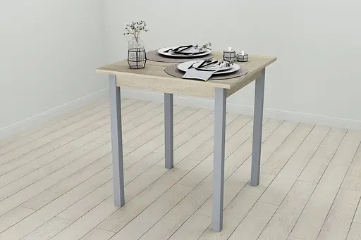 Стіл кухонний Ferrum-decor Дієго 75x70x70 Сірий ДСП Сонома 16мм (FRD-106297) - фото 5