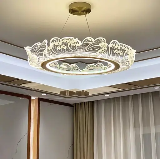 Элегантная люстра в виде волн Ст. D 5022 | Line F - фото 7