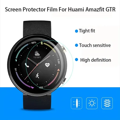 Захисна плівка Amazfeel для смартгодинника Amazfit GTR 42 мм, комплект 2 шт. - фото 7