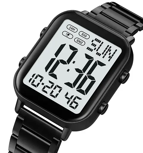 Наручний годинник Skmei 2259 Black White, 2259BKWT (18480) - фото 2