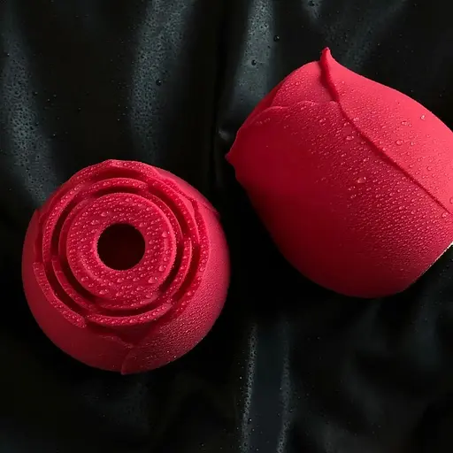 Вібромасажор троянда вакуумно-хвильової, стимулятор для клітора з всмоктуванням - фото 1