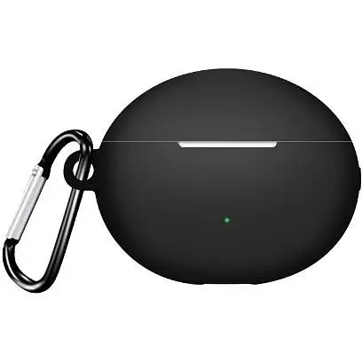 Чохол-накладка DK Silicone Candy Friendly з карабіном для Huawei FreeBuds 5i (014788) (black)