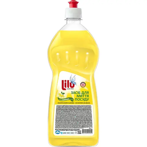 Средство для мытья посуды Lilu Лимон 1 л ПЭТ