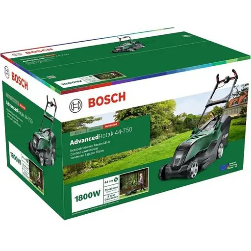 Газонокосарка мережева Bosch AdvancedRotak 44-750 1800Вт 44 с/м 50 л 25-80 мм (0.600.8B9.J00) - фото 3