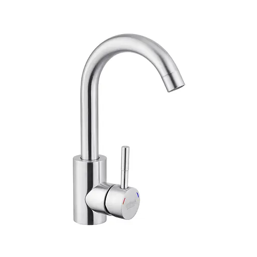 Смеситель для раковины Kroner KRP Edelstahl Klassisch - ESG011 CV022999 Хром матовый - фото 1