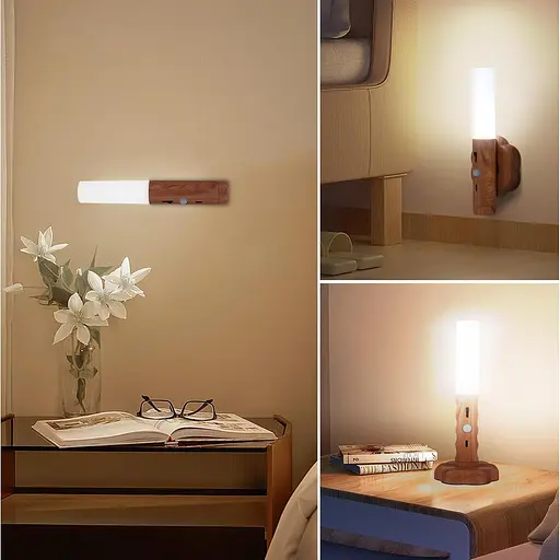 Бездротові настінні світильники Ulsam 2 шт. USB датчики руху - фото 2