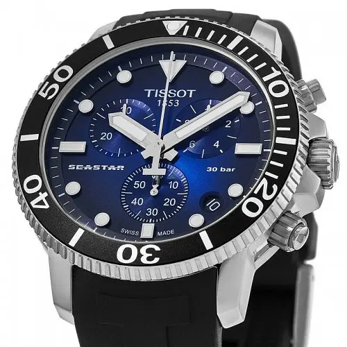 Годинник Tissot Seastar 1000 Quartz Chronograph T120.417.17.041.00 - фото 2