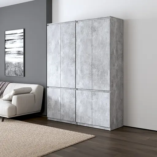 Шкаф для одежды Vays, со штангой и полками, комплект из 2 шкафов R10+R24 - фото 6