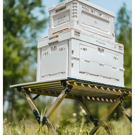 Стол складной туристический Naturehike Simple Star T01 CNK2550JJ018 (89х60 см) углеродистая сталь Бежевый - фото 2