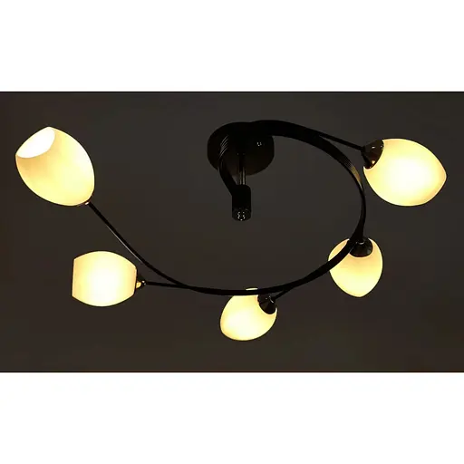 Люстра Brille LK-725S/5 E27 WH/BK - фото 2