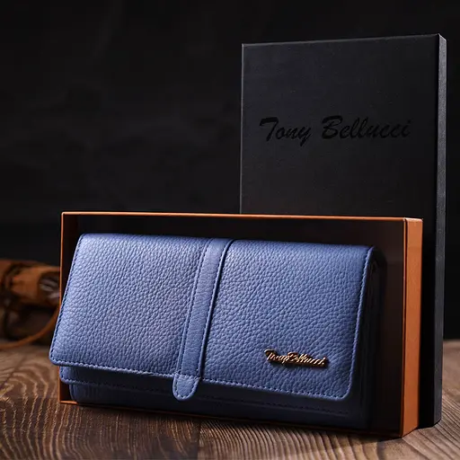 Женский кожаный кошелек Tony Bellucci 18.5х10х3.5 см acs0029454 - фото 8