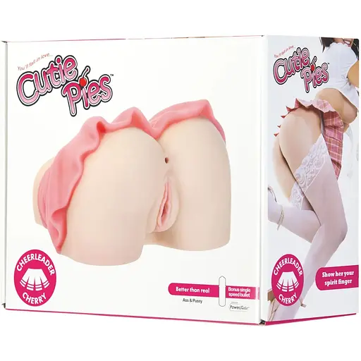 Мастурбатор-вагіна та попка CutiePies, CheerLeader Cherry, Vagina & Ass Masturbator - фото 6