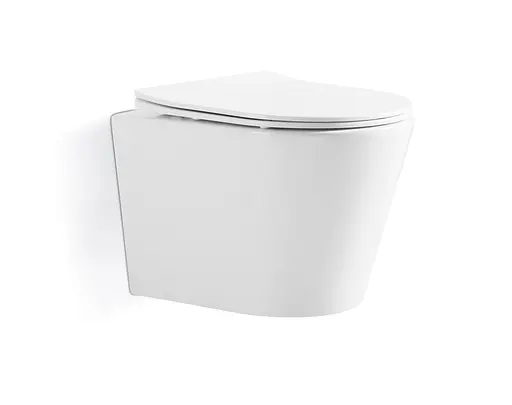 Унитаз подвесной Imprese Blatna N Rimless сиденье duroplast, white c06801303, Белый - фото 1