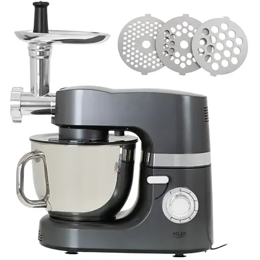 Кухонний комбайн Adler планетарний тістоміс 2200Вт 4в1чаша 7 л AD 4221
