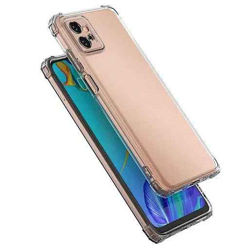 TPU чохол Getman Ease logo посилені кути Full Camera для Motorola Moto G32 Безбарвний прозорий - фото 3