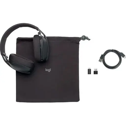 Ігрові навушники Logitech Zone Vibe Wireless UC version Graphite (981-001199) [89180] - фото 7