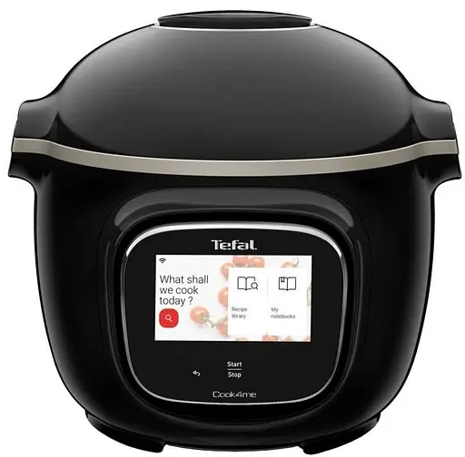 Мультиварка скороварка Tefal Cook4me Touch 1600Вт 6л сенсорне керування 13 програм чорний - фото 2