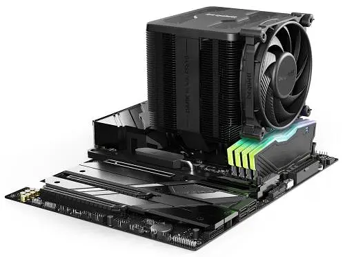 Кулер для процессора be quiet! Dark Rock Pro 5, Black, алюминий/медь, 1x135 мм + 1x120 мм, для Intel 1851/1700/1200/115x, AMD AM5/AM4, до 270 Вт, высота 168 мм (BK036) - фото 4
