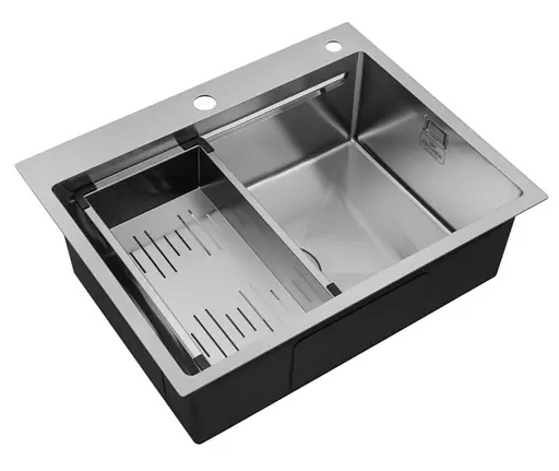 Кухонная мойка Kroner KRP Gebürstet - 6350HM (3.0/1.0 мм) (CV031452) - фото 4